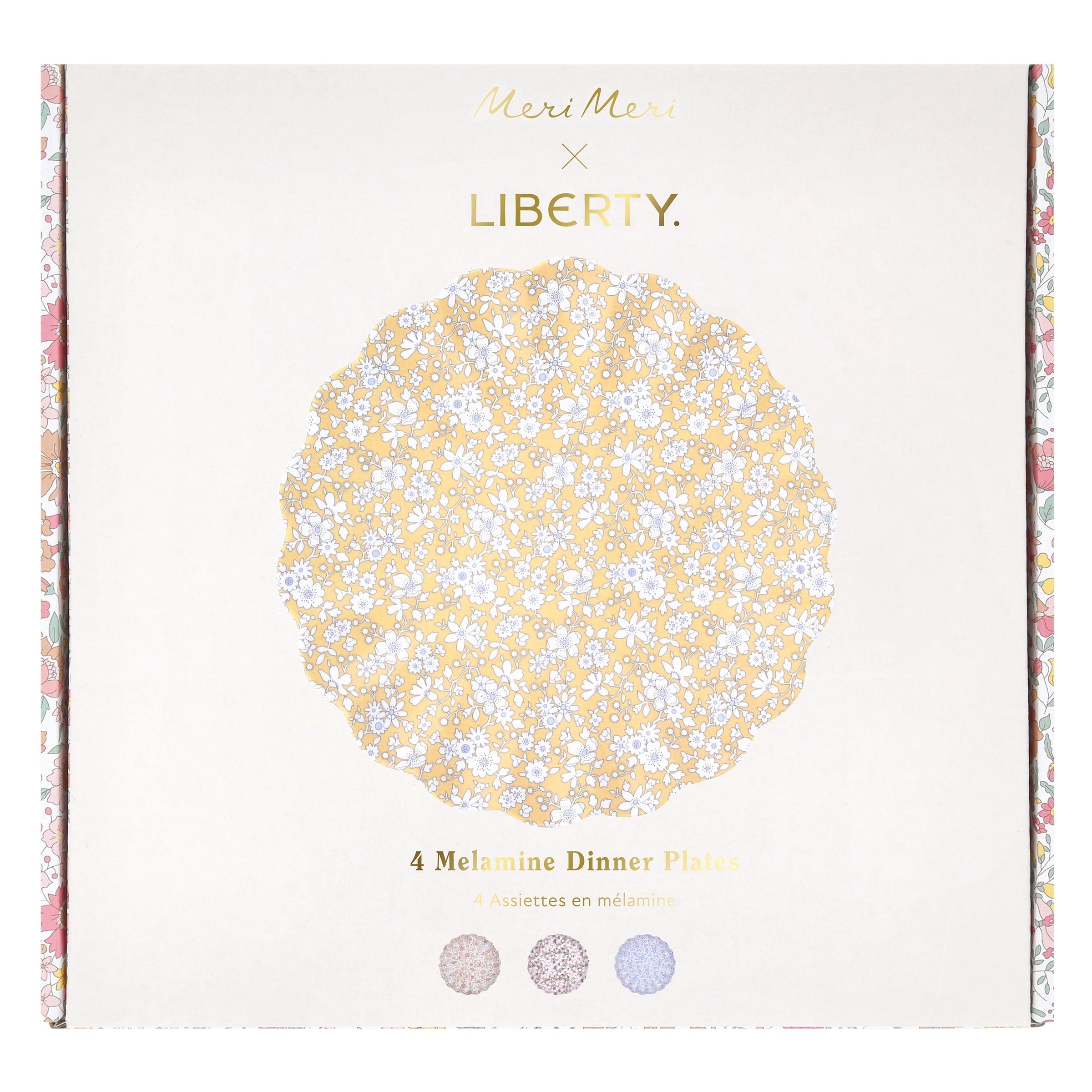 Lenox Everyday Flatware Meri Meri X Liberty Floral Melamine Large Plate, Set of 4 - Image 9