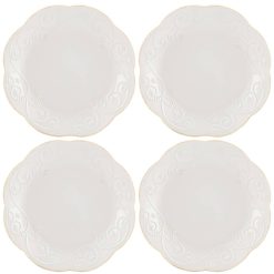 Alternative view of Lenox Everyday Flatware French Perle White 4-Piece Dessert Set