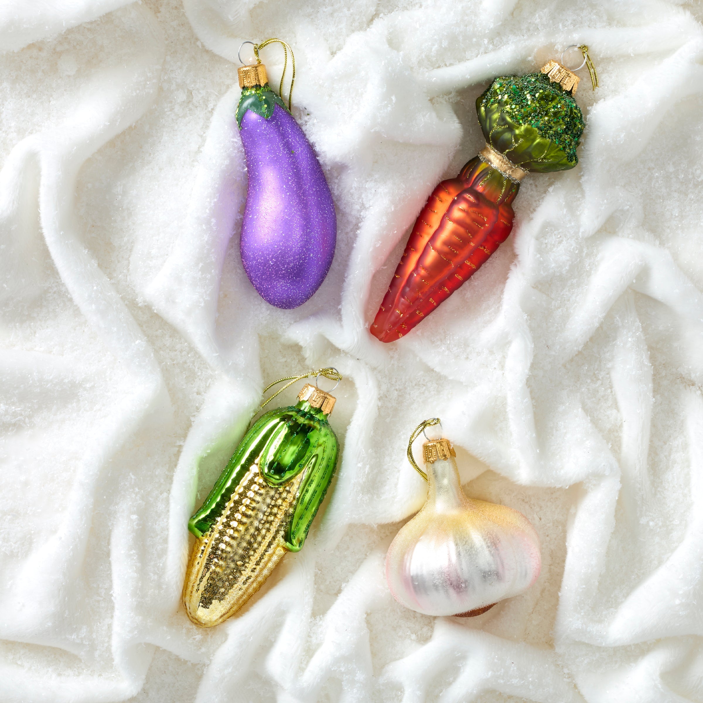 Lenox Everyday Flatware Retro Blown Glass Carrot Ornament - Image 3