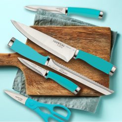 Alternative view of Lenox Everyday Flatware Epicure True Aqua 15 pc Block Set