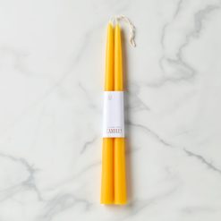 Lenox Everyday Flatware Dipped Saffron12 Taper Candle, Set of 2
