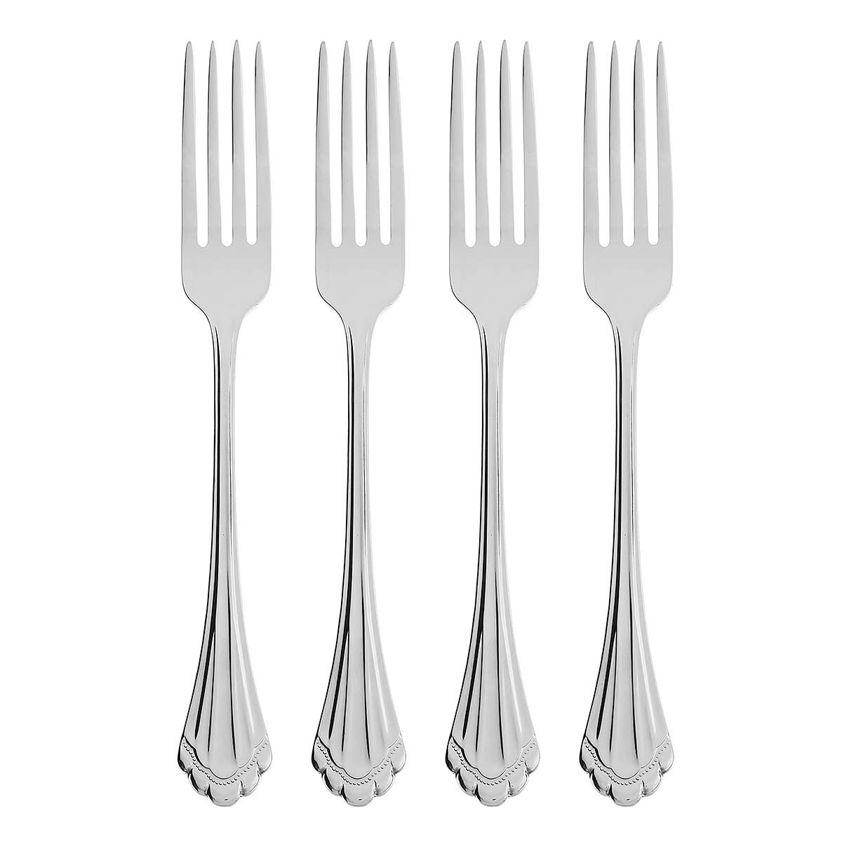 Lenox Everyday Flatware Marquette Dinner Forks, Set of 4