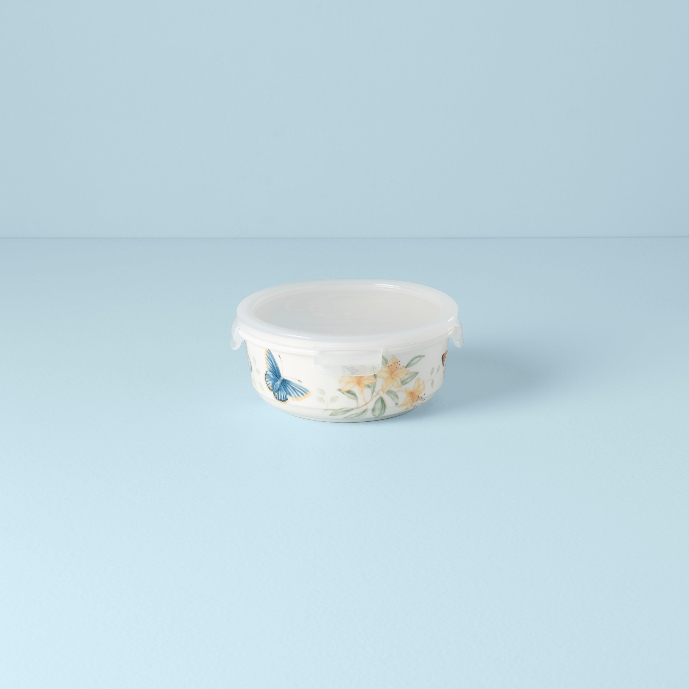 Lenox Everyday Flatware Butterfly Meadow Large Round Container - Image 2