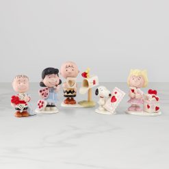 Lenox Everyday Flatware Peanuts 5-Piece Valentine's Figurine Set