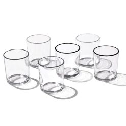 Alternative view of Lenox Everyday Flatware 24 Seven Pumice 6-Piece Medium Tumbler Set