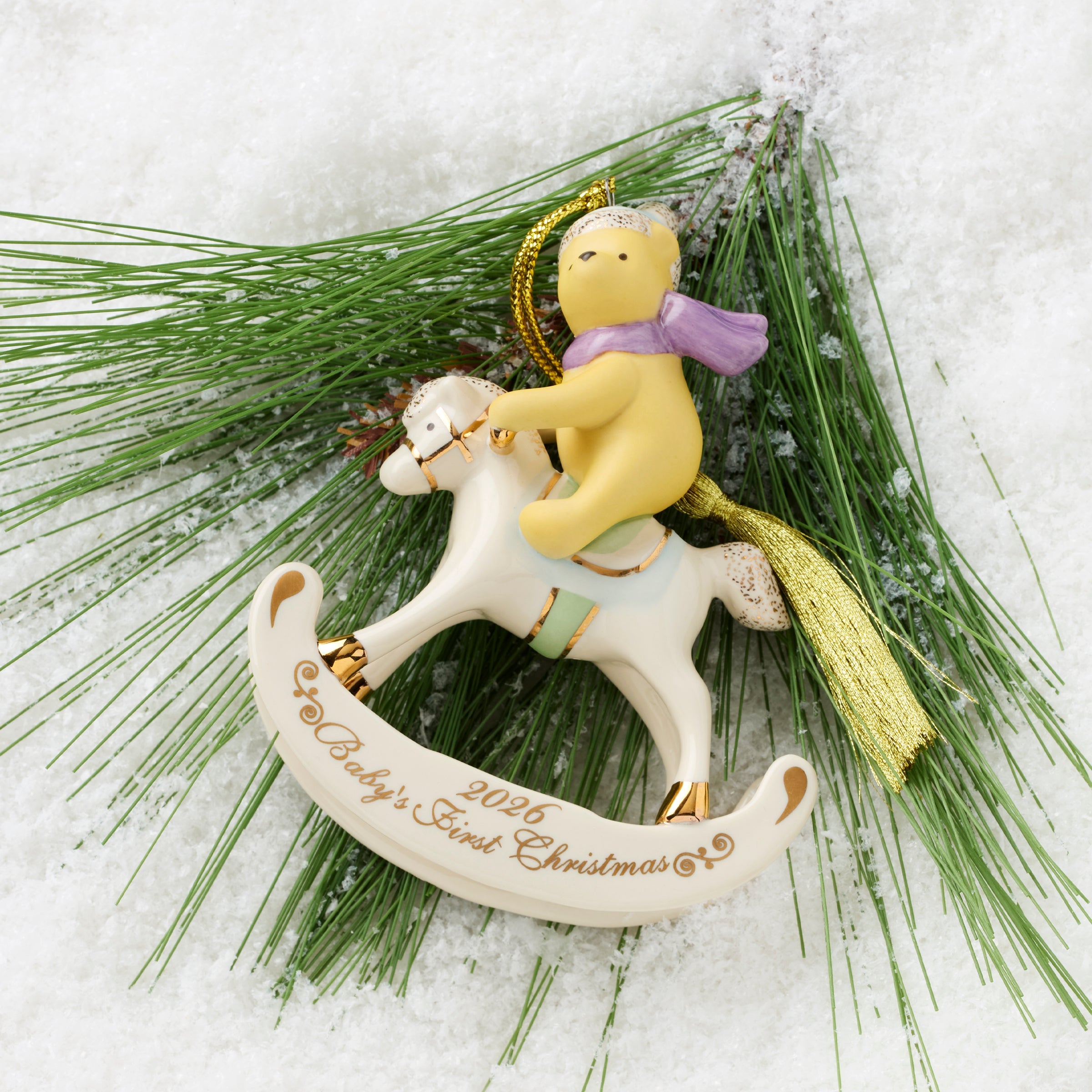 Lenox Everyday Flatware 2026 Winnie The Pooh Babys 1st Christmas Ornament - Image 2