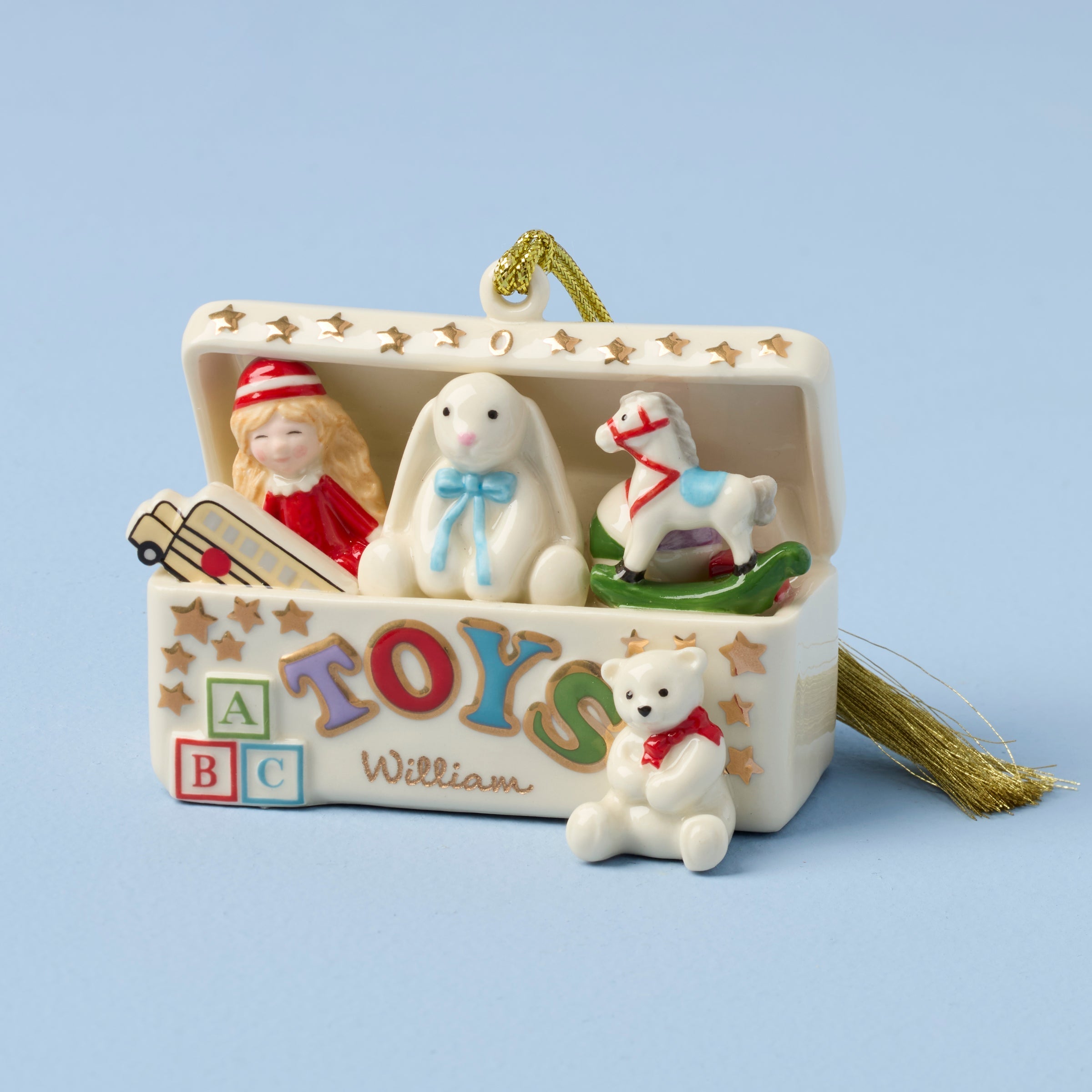 Lenox Everyday Flatware Personalized Toy Chest Ornament