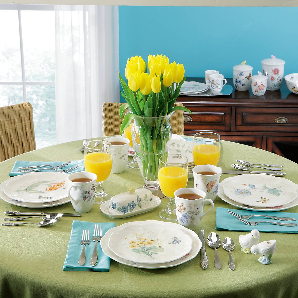 Lenox Everyday Flatware Butterfly Meadow 4-Piece Place Setting - Image 6