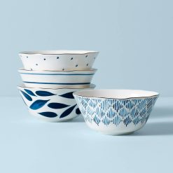 Lenox Everyday Flatware Blue Bay All-Purpose Bowls, Set of 4