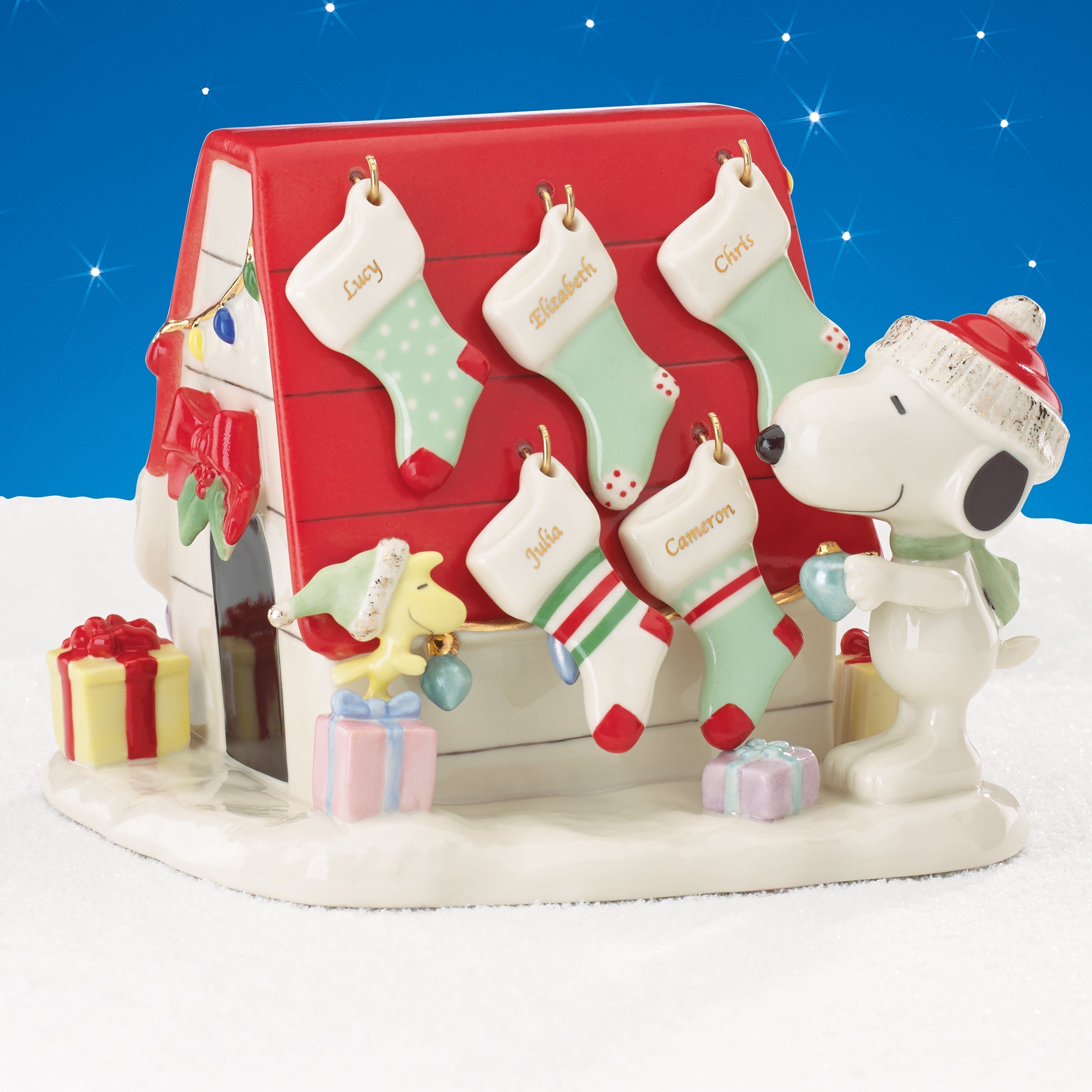 Lenox Everyday Flatware Snoopy's Christmas Decor For You Figurine - Image 4