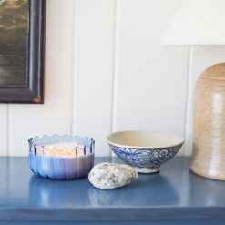 Alternative view of Lenox Everyday Flatware Ripple Peppered Indigo 12oz Candle