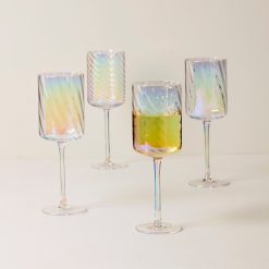 Alternative view of Lenox Everyday Flatware Tuscany Classics Iridescent White Wine Glasses, Set of 4