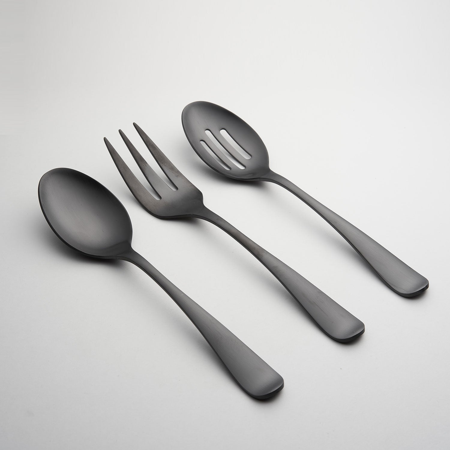 Lenox Everyday Flatware Rhiannon Black Satin 3-Piece Hostess Set