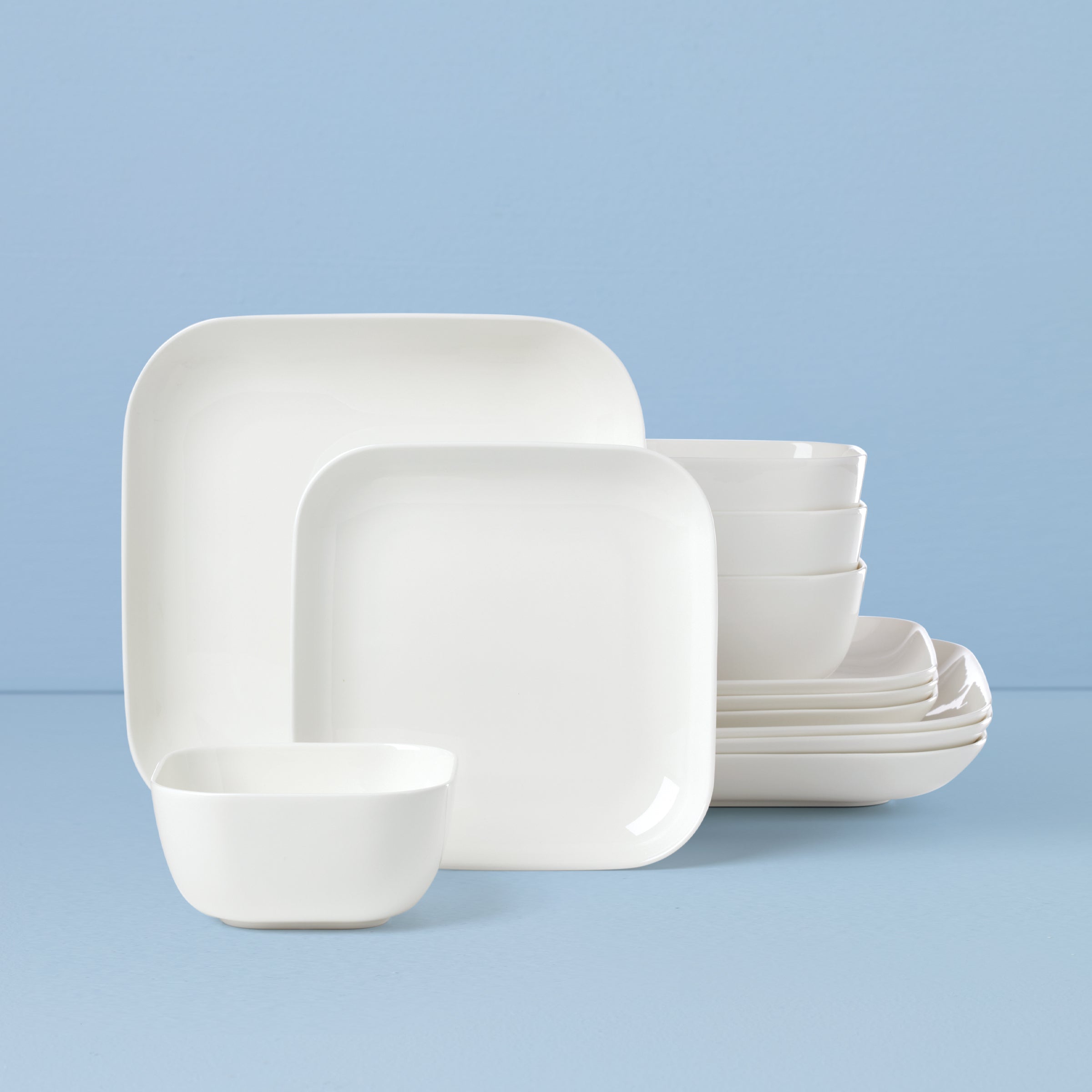 Lenox Everyday Flatware Studio 1414 Square 12-Piece Dinnerware Set