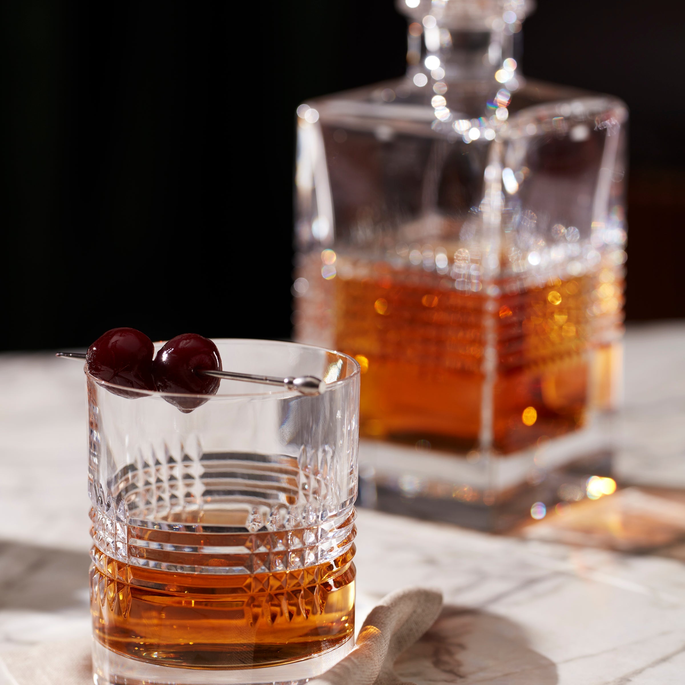 Lenox Everyday Flatware Sloane Crystsal 5-Piece Whiskey Set - Image 3