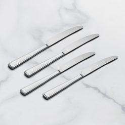 Lenox Everyday Flatware Reid Satin Dinner Knives,  Set of 4