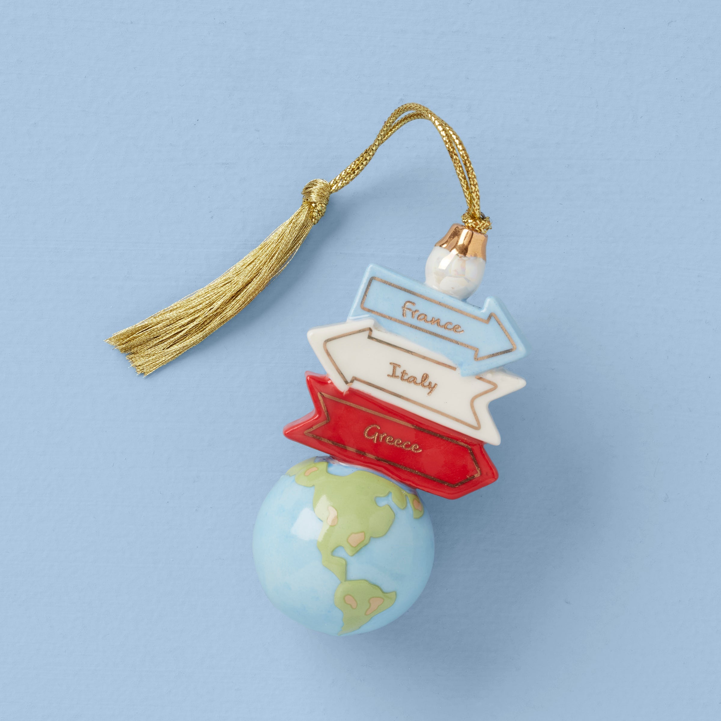 Lenox Everyday Flatware Personalized Travel Ornament