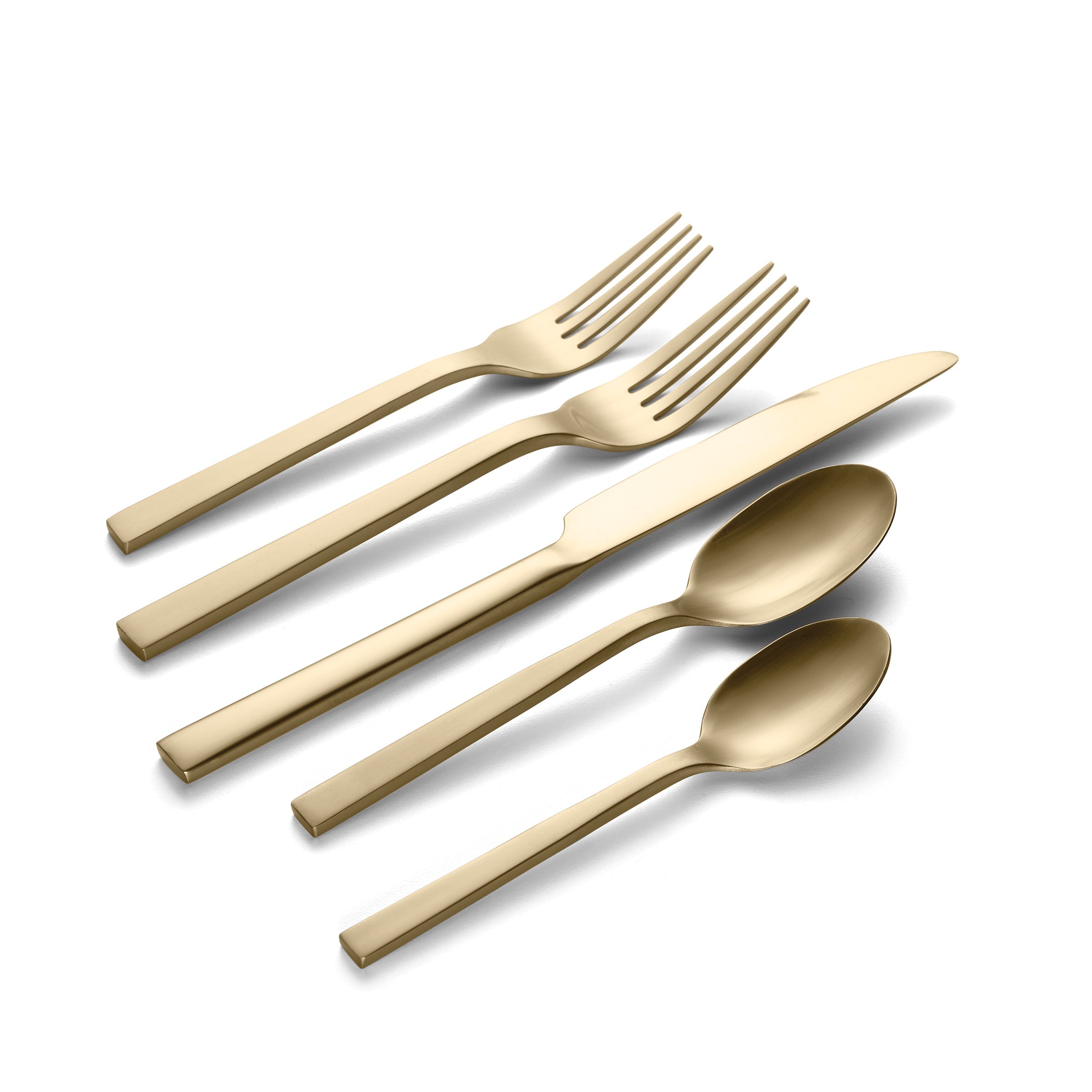 Lenox Everyday Flatware Chefs Table Champagne 20 Piece Flatware Set - Image 3
