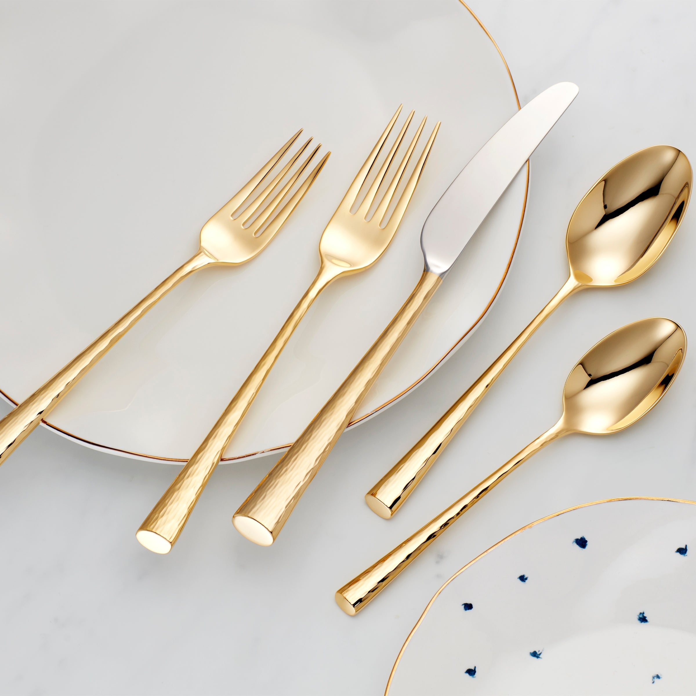 Lenox Everyday Flatware Imperial Caviar Gold 5-Piece Place Setting - Image 7