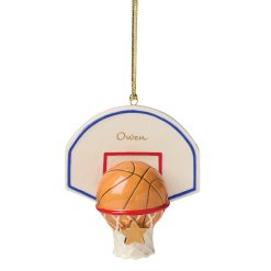 Alternative view of Lenox Everyday Flatware Personalized Basketball Ornament