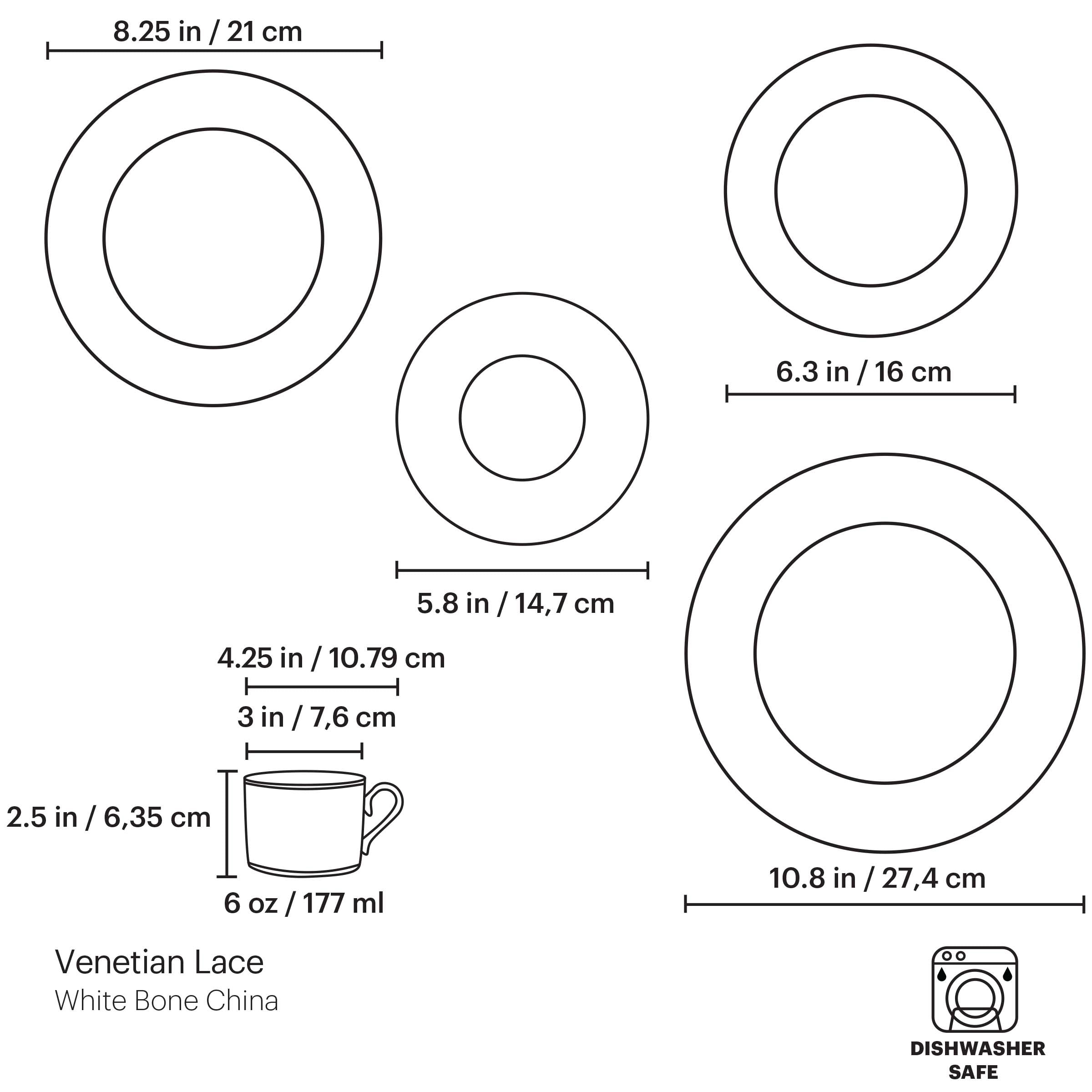 Lenox Everyday Flatware Venetian Lace 5-Piece Place Setting - Image 9