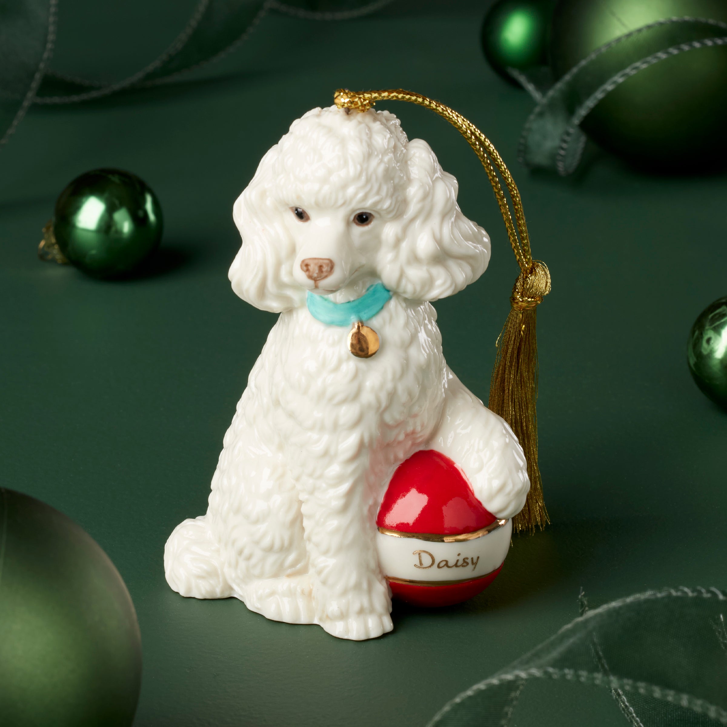 Lenox Everyday Flatware Personalized Poodle Ornament - Image 4