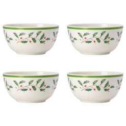 Alternative view of Lenox Everyday Flatware Holiday Melamine All-Purpose Bowls, Set of 4