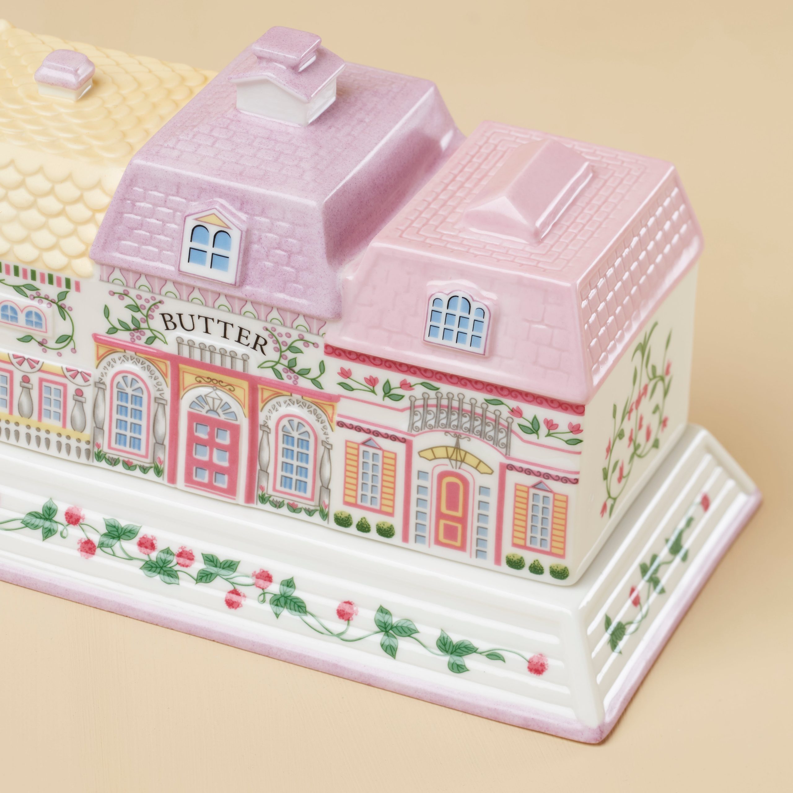 Lenox Everyday Flatware Lenox Spice Village Covered Butter Dish - Image 3