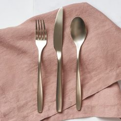 Lenox Everyday Flatware Averie Champagne Satin 20-Piece Flatware Set