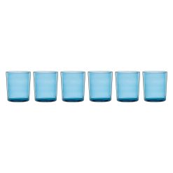 Lenox Everyday Flatware Bunny Hop Stackable Blue Tall Glasses, Set of 6