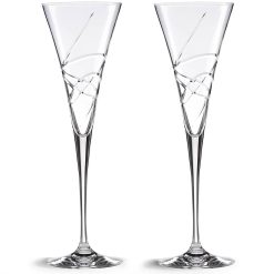 Lenox Everyday Flatware Adorn Crystal 2-Piece Toasting Flute Set