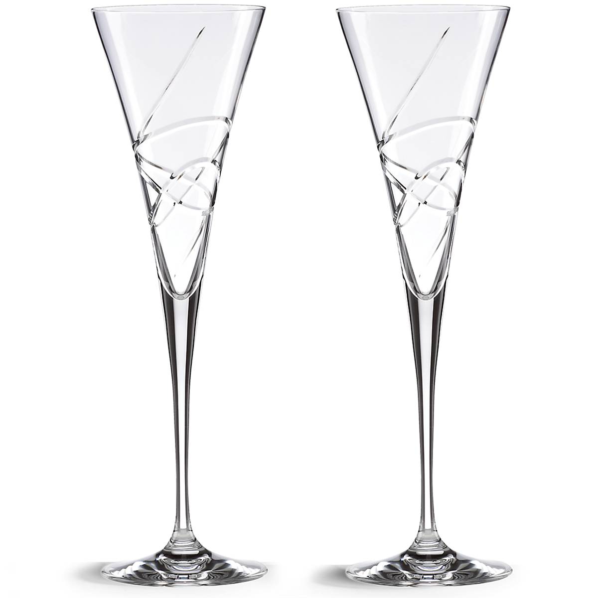 Lenox Everyday Flatware Adorn Crystal 2-Piece Toasting Flute Set
