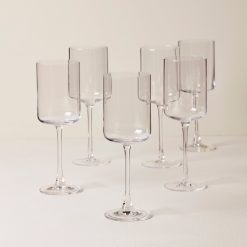 Lenox Everyday Flatware Tuscany Classics Straight Red Wine Glasses, Set of 6