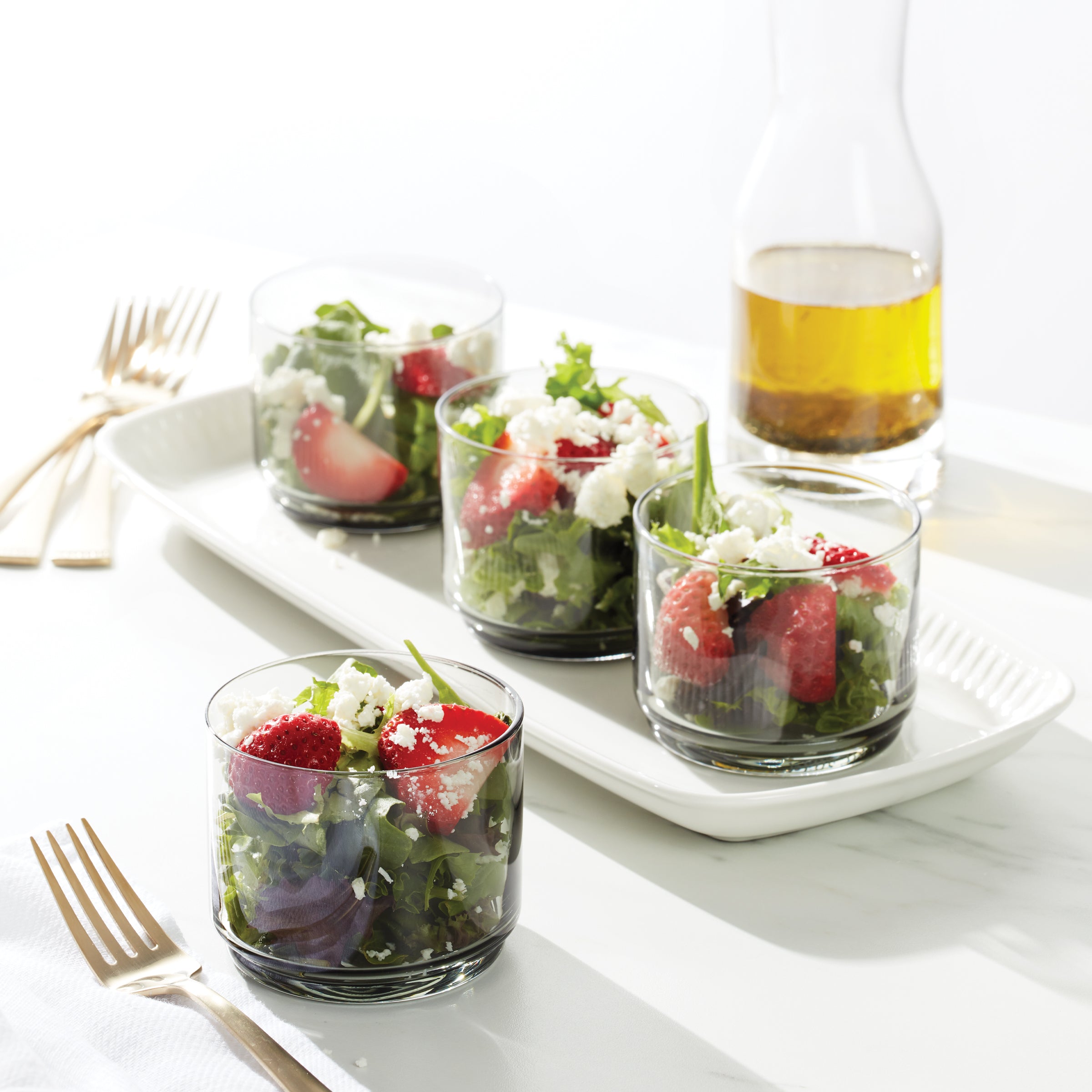 Lenox Everyday Flatware Tuscany Classics Stackable Smoke Short Glasses, Set of 4 - Image 3