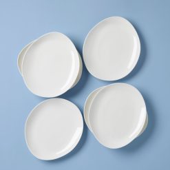Lenox Everyday Flatware Studio 1414 Curve Dinner Plates, Set of 6