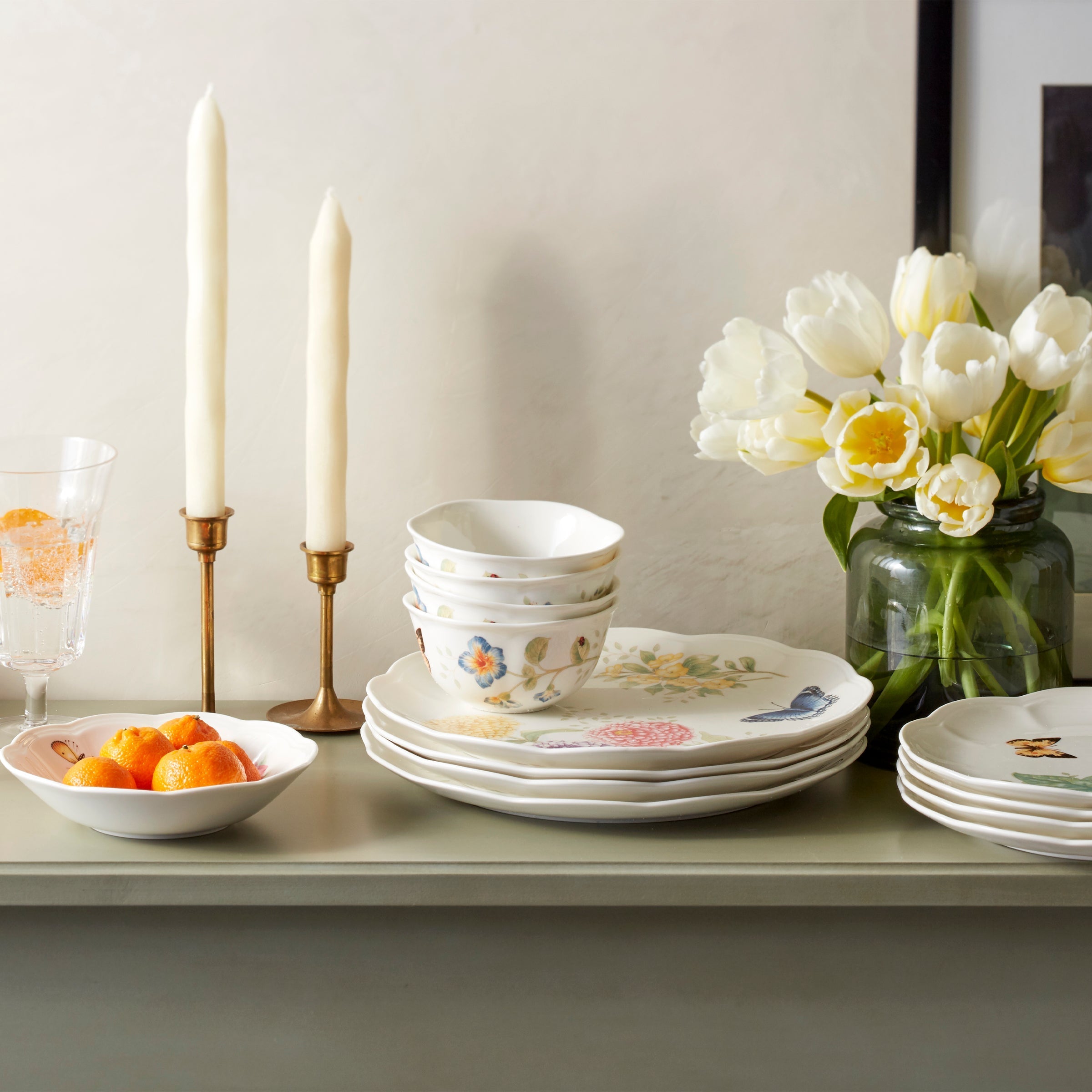 Lenox Everyday Flatware Butterfly Meadow 28-Piece Dinnerware Set - Image 4
