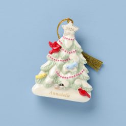 Lenox Everyday Flatware Personalized Christmas Tree Ornament