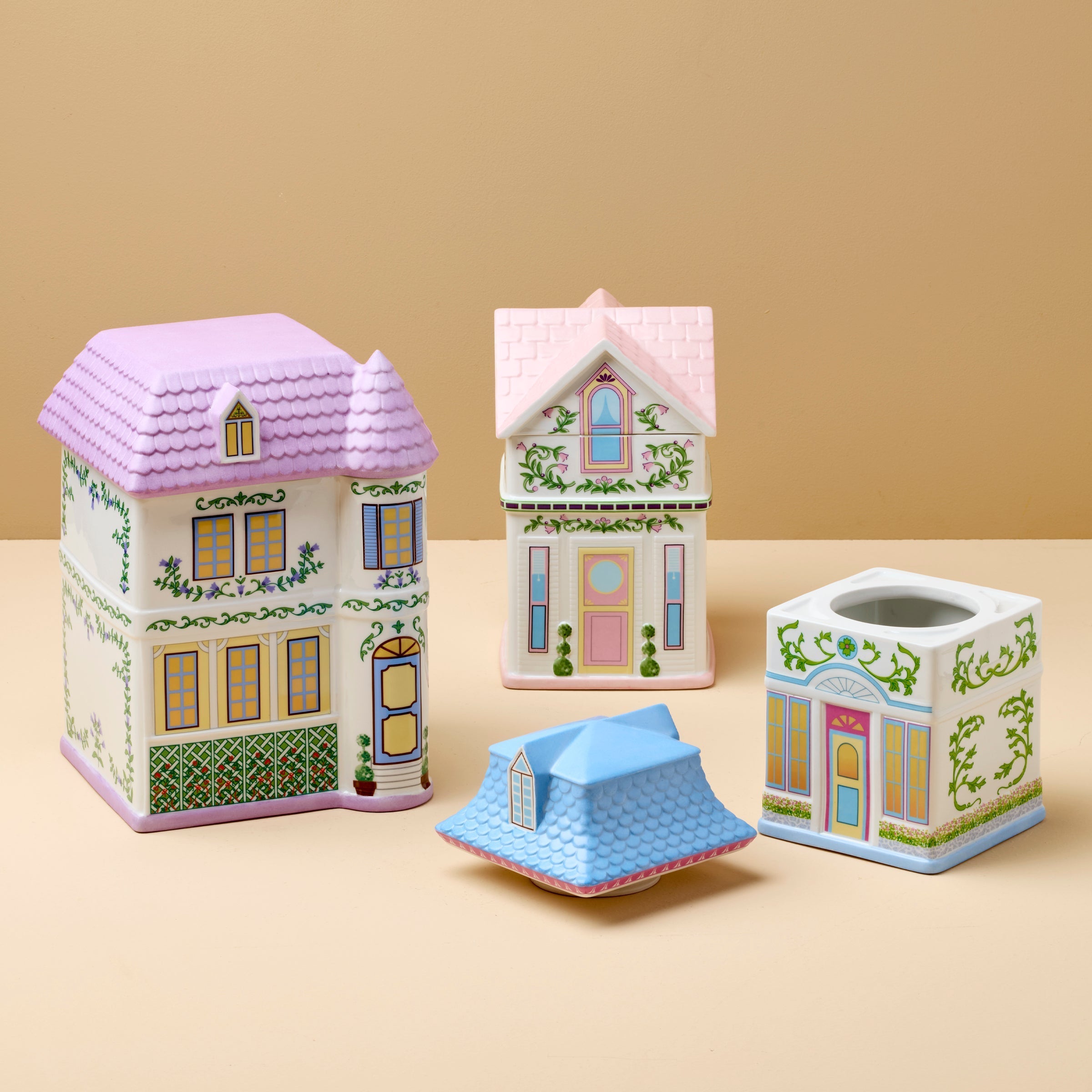 Lenox Everyday Flatware Lenox Spice Village House Canisters, Set of 3 - Image 3