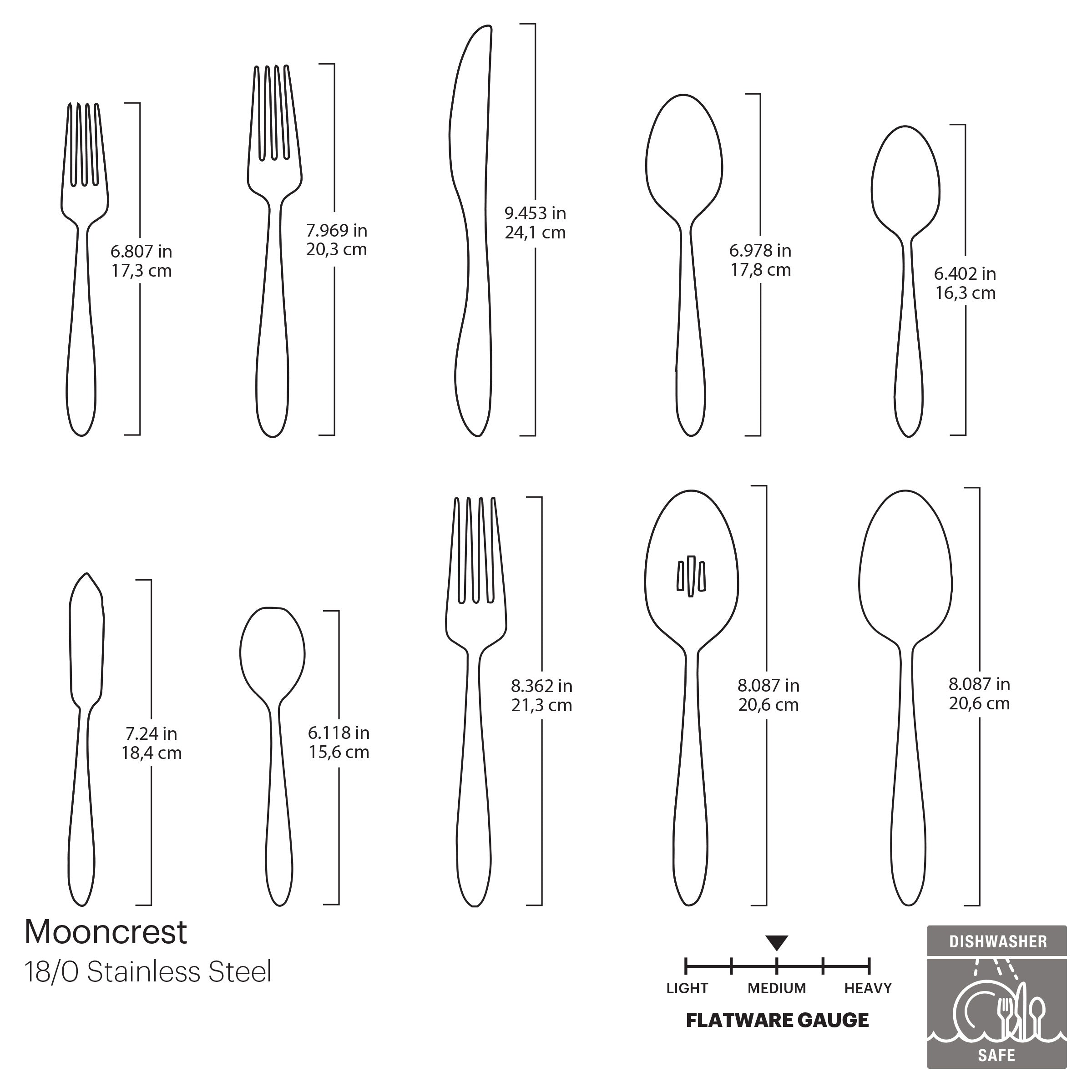 Lenox Everyday Flatware Mooncrest 65-Piece Flatware Set - Image 6