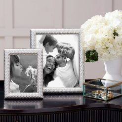 Alternative view of Lenox Everyday Flatware Watchband Silver 5x7 Photo Frame