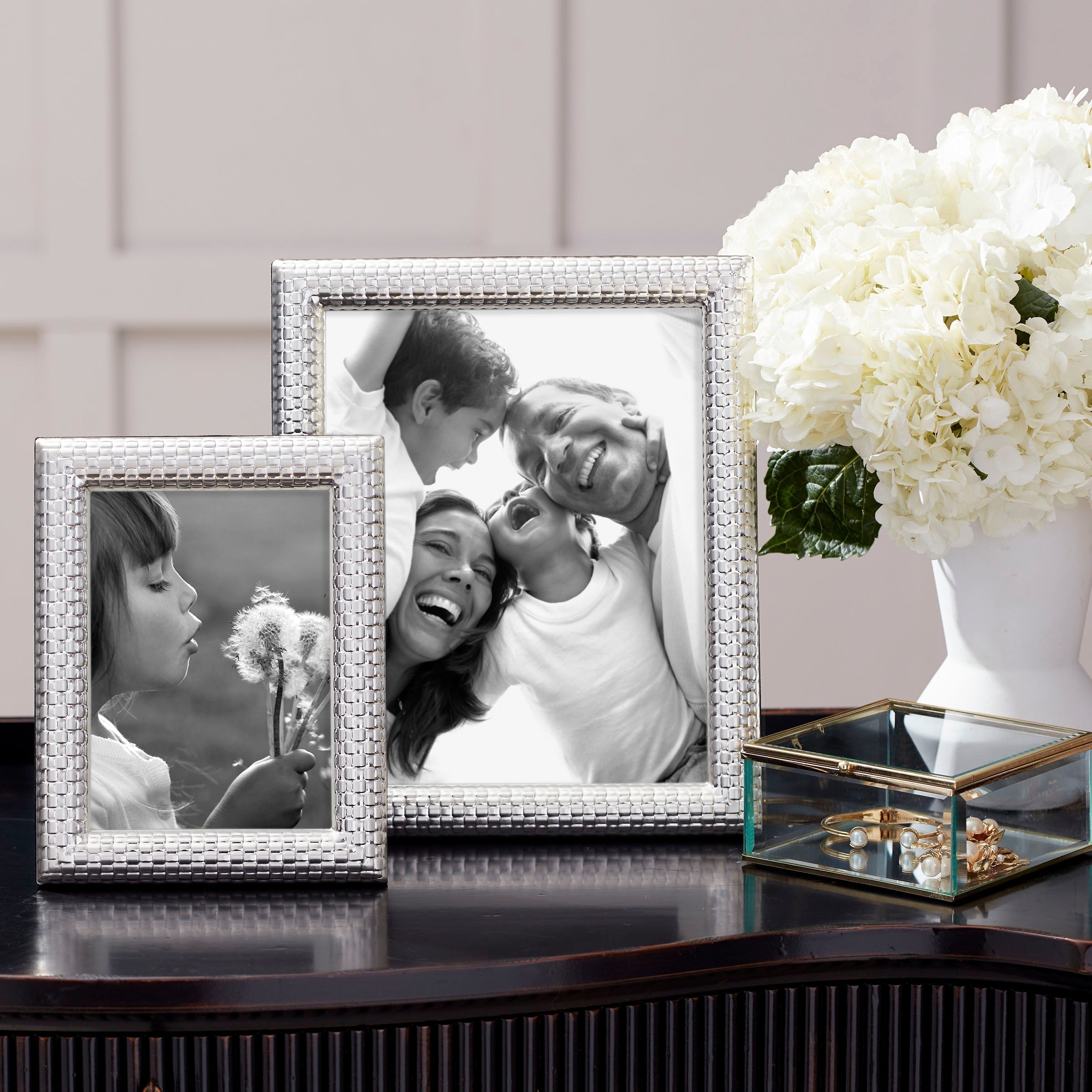 Lenox Everyday Flatware Watchband Silver 5x7 Photo Frame - Image 2