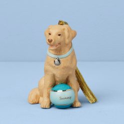 Lenox Everyday Flatware Personalized Golden Retriever Ornament