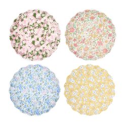 Lenox Everyday Flatware Meri Meri X Liberty Floral Melamine Small Plate, Set of 4