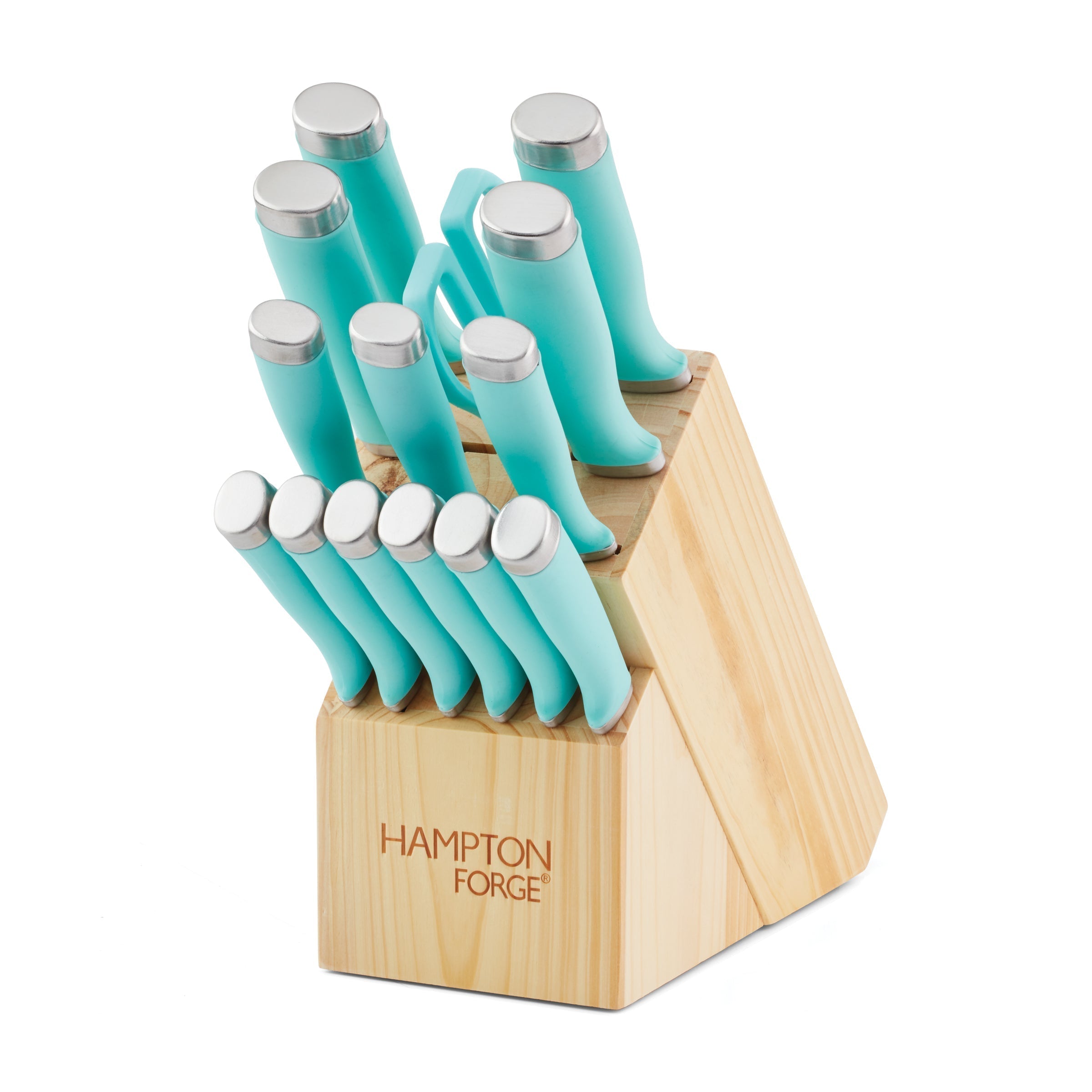 Lenox Everyday Flatware Epicure True Aqua 15 pc Block Set - Image 3