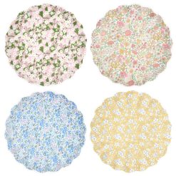 Lenox Everyday Flatware Meri Meri X Liberty Floral Melamine Large Plate, Set of 4
