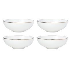 Lenox Everyday Flatware Trianna White All-Purpose Bowls, Set of 4