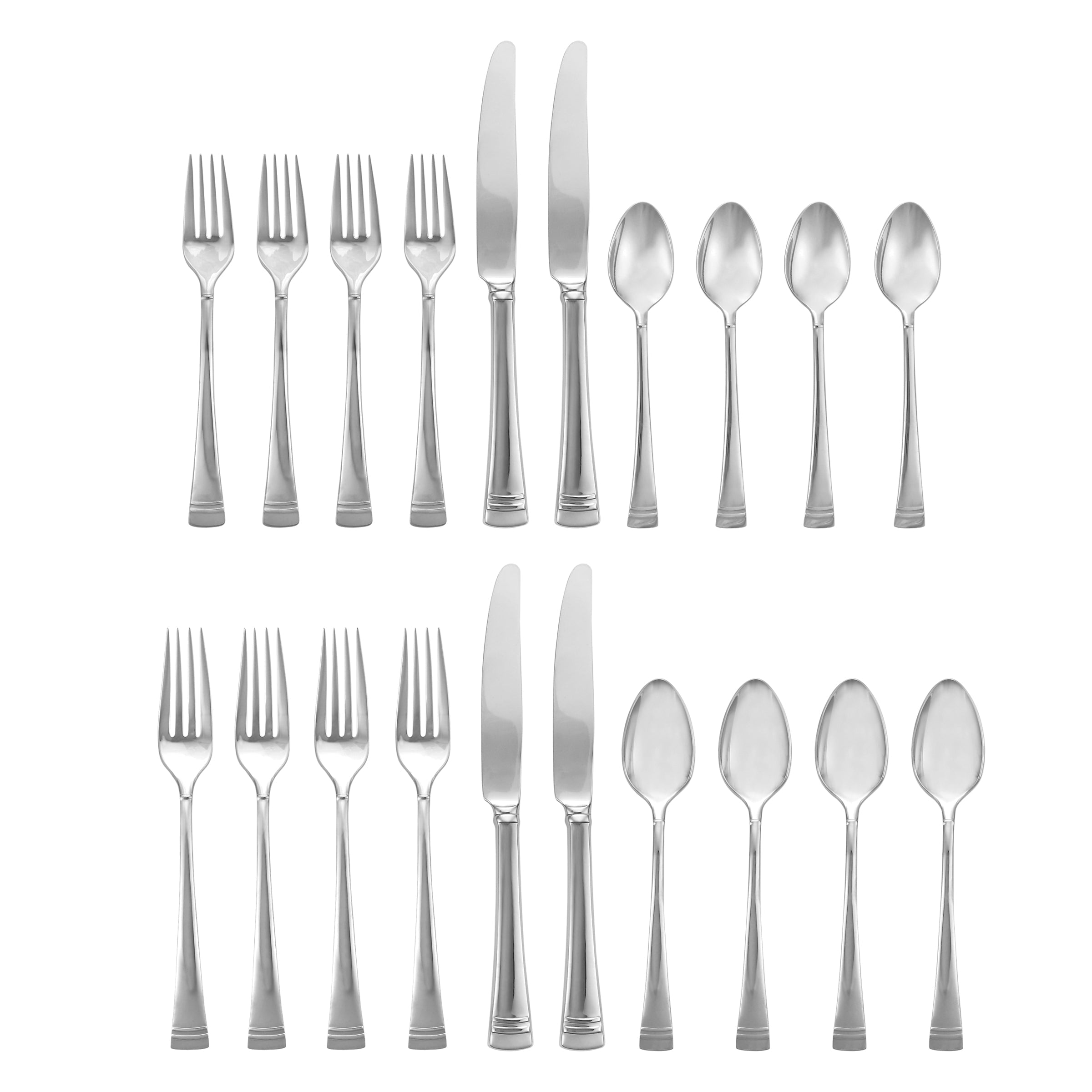 Lenox Everyday Flatware Federal Platinum 20-Piece Flatware Set - Image 3