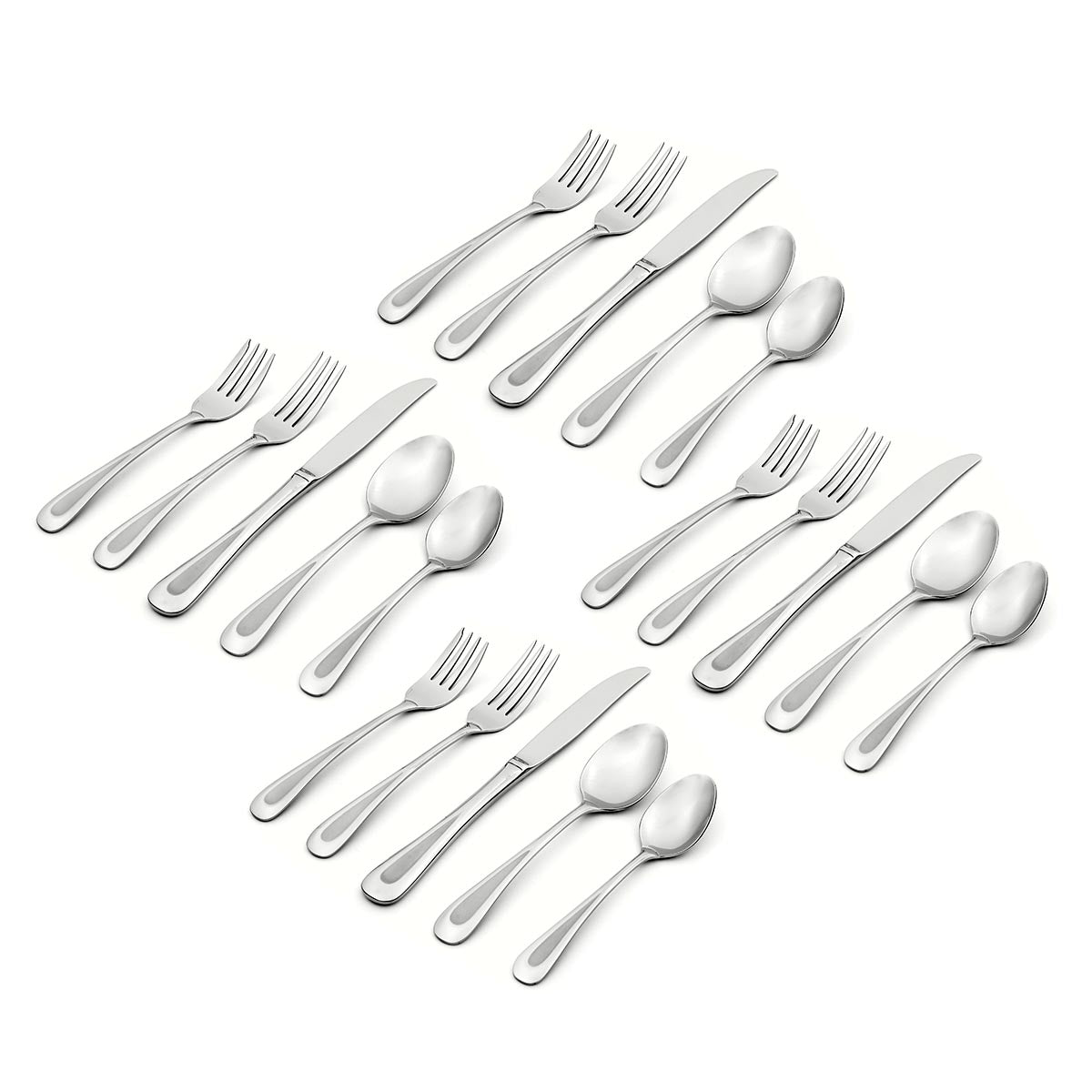 Lenox Everyday Flatware Satin Sand Dune 20-Piece Flatware Set - Image 2