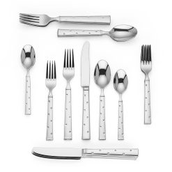 Alternative view of Lenox Everyday Flatware Larabee Dot 20-Piece Flatware Set