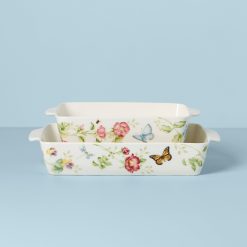 Lenox Everyday Flatware Butterfly Meadow Rectangular Baker 2-Piece Set